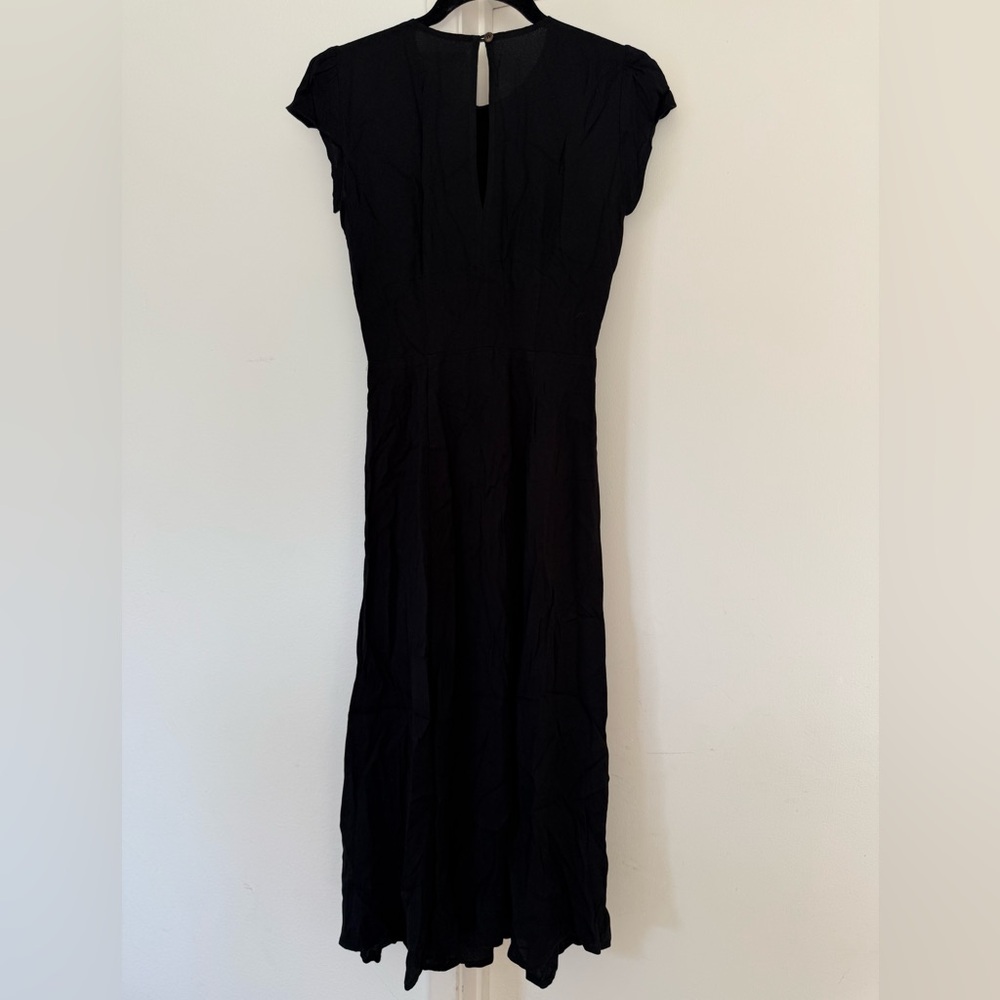 Women’s Reformation Black Maxi Button Up Dress - Picture 4 of 12